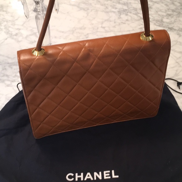 COPY - CHANEL Vintage Brown Crossbody Bag - Picture 4 of 7